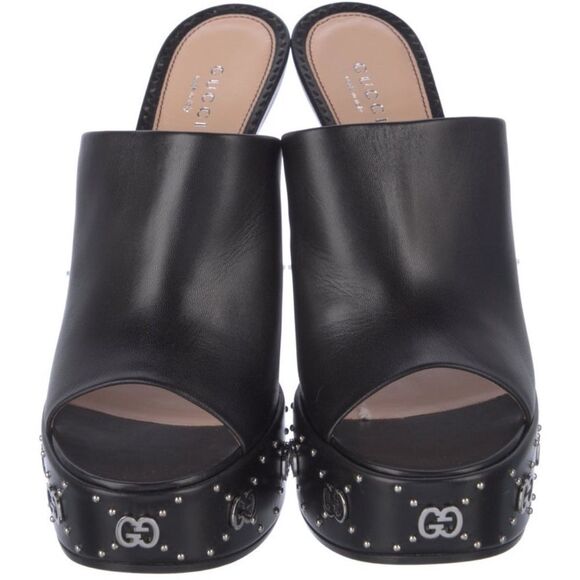 Gucci Leather Mules - Picture 2 of 5